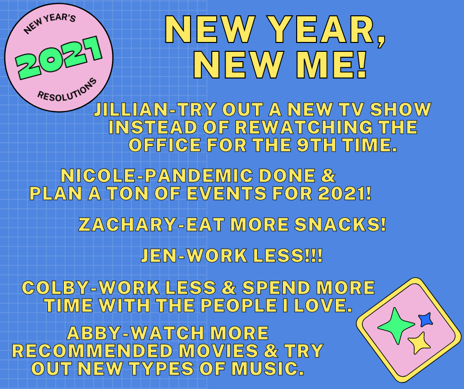 2021 New Year Resolutions