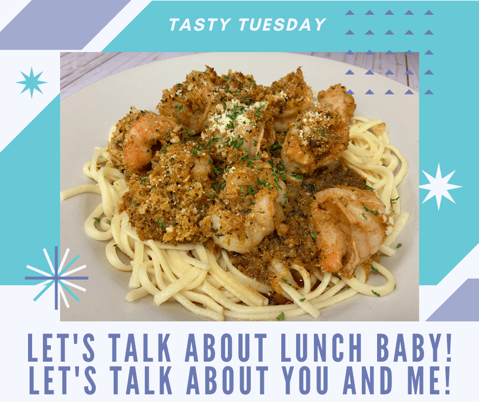 Tasty Tuesdays-Linguini and Scampi