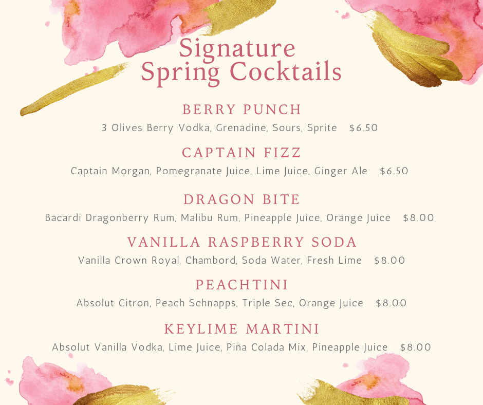 New Spring Cocktails