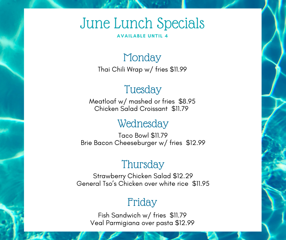 June Lunch Specials