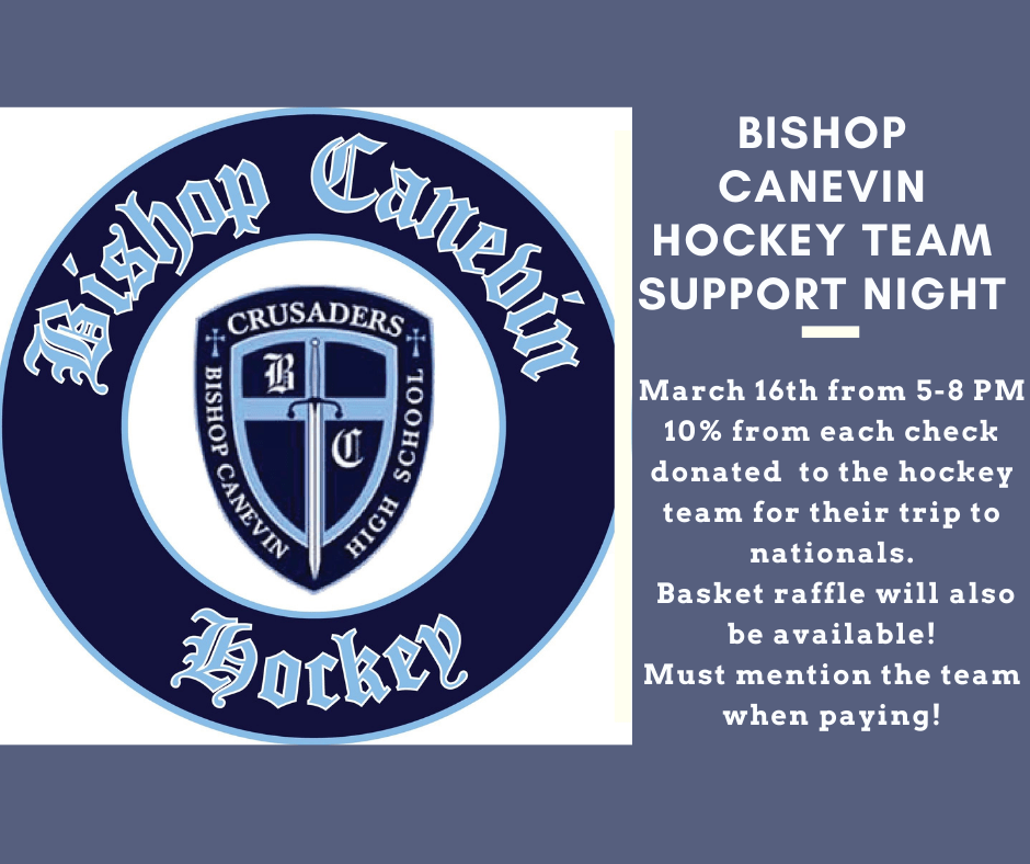 Bishop Canevin Hockey Night