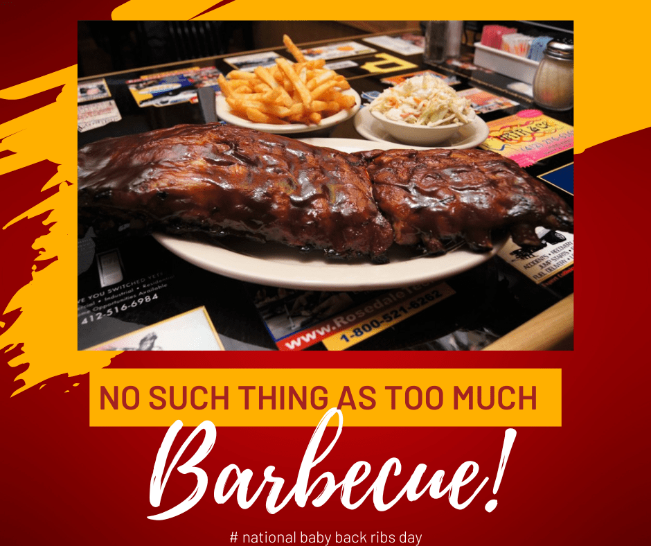 National Baby Back Ribs Day